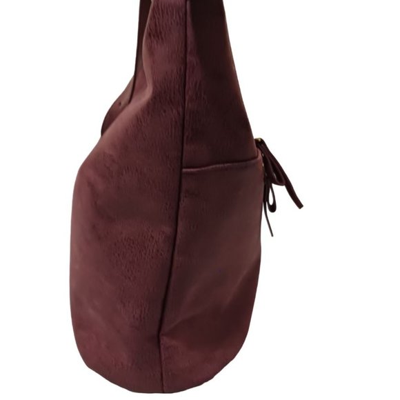 Faux Suede Hobo Purse - Picture 7 of 10